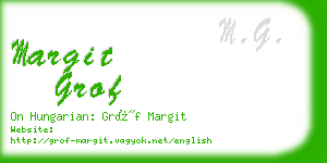 margit grof business card